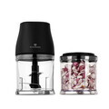 Tocator electric Blaumann, Black Silver, 0.5L, 250W, inox/plastic, negru/transparent