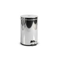 Cos de gunoi cu pedala Blaumann, Accessories, 12L, 25x39 cm, inox/plastic, argintiu
