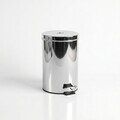 Cos de gunoi cu pedala Blaumann, Accessories, 12L, 25x39 cm, inox/plastic, argintiu