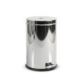 Cos de gunoi cu pedala Blaumann, Accessories, 20L, 29.2x44 cm, inox/plastic, argintiu