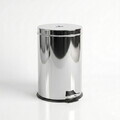 Cos de gunoi cu pedala Blaumann, Accessories, 20L, 29.2x44 cm, inox/plastic, argintiu