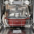 Tava roaster Blaumann, Cera Stone, 28 cm, 6.5L, aluminiu, rosu caramiziu