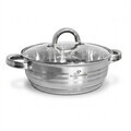 Oala cu capac Blaumann, Gourmet, BL-1002W, 22 cm, 2.75L, inox, argintiu