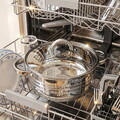 Oala cu capac Blaumann, Gourmet, BL-1002W, 22 cm, 2.75L, inox, argintiu