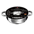Oala cu capac Blaumann, Gourmet, BL-1002W, 22 cm, 2.75L, inox, argintiu