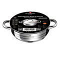 Oala cu capac Blaumann, Gourmet, BL-1504W, 28 cm, 5.3L, inox, argintiu