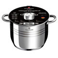 Oala cu capac Blaumann, Gourmet, 22 cm, 5.8L, inox, argintiu