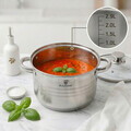 Set de gatit 12 piese, Blaumann, Gourmet Jumbo, inox, argintiu
