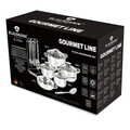 Set de gatit 17 piese, Blaumann, Gourmet, inox, argintiu
