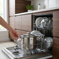 Oala cu capac Blaumann, Gourmet, 20 cm, 4.3L, inox, argintiu