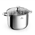 Oala cu capac Blaumann, Gourmet, BL-3869, 24 cm, 7.7L, inox, argintiu