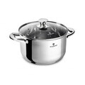 Oala cu capac Blaumann, Gourmet, BL-3872, 20 cm, 3.8L, inox, argintiu