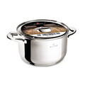 Oala cu capac Blaumann, Gourmet, BL-3872, 20 cm, 3.8L, inox, argintiu