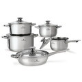Set de gatit 10 piese, Blaumann, Gourmet, inox, argintiu