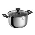 Oala cu capac Blaumann, Gourmet, BL-3855, 20 cm, 3.8L, inox, argintiu