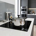 Oala cu capac Blaumann, Gourmet, BL-3855, 20 cm, 3.8L, inox, argintiu