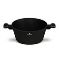 Oala cu capac Blaumann, Black Rose, 28 cm, 5.35L, aluminiu forjat, negru mat