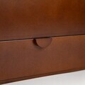 Cutie de bijuterii Liore, Homla, 20x20x13.5 cm, MDF/sticla, maro