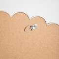 Oglinda decorativa Siva, Homla, 50x50 cm, plastic/MDF/sticla, maro