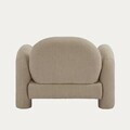 Fotoliu Sedia, Homla, 95x88x70 cm, MDF/metal/tesatura teddy boucle, bej