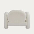 Fotoliu Sedia, Homla, 95x88x70 cm, MDF/metal/tesatura teddy boucle, ecru