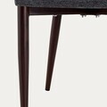 Scaun Arvello, Homla, 46.5x58x88  cm, metal/poliester, gri/maro