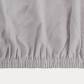 Cearceaf de pat cu elastic Zena, Homla, 200x200 cm, bumbac jersey, gri