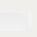 Cearceaf de pat cu elastic Zena, Homla, 180x200 cm, bumbac jersey, alb