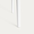 Set 2 scaune pentru terasa/gradina Valoro, Homla, 54.50x58.50x81 cm, plastic, alb