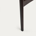 Set 2 scaune Eroso, Homla, 48x55.5x74.8 cm, lemn/poliester, maro inchis/bej