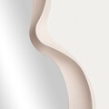 Oglinda decorativa Veya, Homla, 50x100 cm, sticla/plastic/MDF, bej