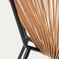 Set 2 scaune pentru terasa/gradina Acapulco Fiesta, Homla, 70x73x80 cm, metal/plastic, natur