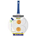 Tigaie pentru clatite, 4 forme Berlinger, Minions Collection, 26 cm, aluminiu turnat, galben/albastru