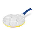 Tigaie pentru clatite, 4 forme Berlinger, Minions Collection, 26 cm, aluminiu turnat, galben/albastru