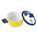Cratita cu capac Berlinger, Minions Collection, 14 cm, aluminiu forjat, galben/albastru