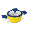 Cratita cu capac Berlinger, Minions Collection, 14 cm, aluminiu forjat, galben/albastru