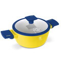 Cratita cu capac Berlinger, Minions Collection, 16 cm, aluminiu forjat, galben/albastru