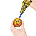 Set tava pentru briose si punga cu 4 duze de rezerva, Berlinger, Minions Collection, 26.5x18.5x2.5 cm, otel carbon, galben/alb