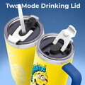 Termos copii Berlinger, Minions Collection, 1L, inox/plastic, galben/albastru