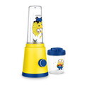 Blender pentru smoothie Berlinger, Minions Collection, 320W, 300 ml/600 ml, inox/plastic, galben/albastru