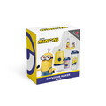 Blender pentru smoothie Berlinger, Minions Collection, 320W, 300 ml/600 ml, inox/plastic, galben/albastru