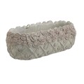 Jardiniera InArt Antique Flower, 31 x 16 x 11 cm, ciment, gri