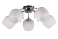 Lustra Zachera, Candellux, 56 x 21 cm, 5 x E27, 40W, crom/alb