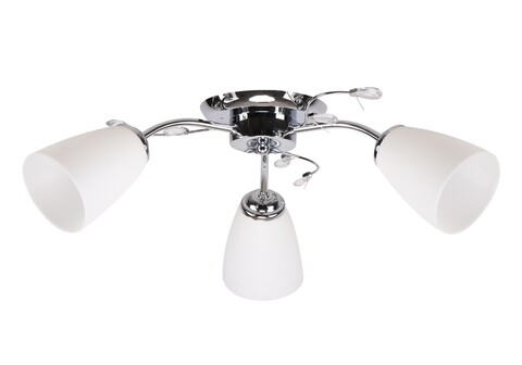 Lustra Ursella, Candellux, 58 x 18 cm, 3 x E14, 40W, crom/alb