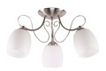 Lustra Amba, Candellux, 56 x 26 cm, 3 x E27, 40W, crom/alb