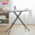 Masa de calcat Yara, Vanora Home, 105x30 cm, metal/policoton, gri