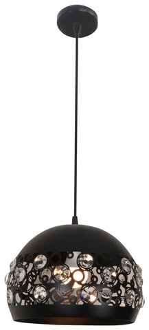 Lustra Jolina, Candellux, 30 x 120 cm, 1 x E27, 40W, negru