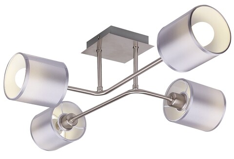 Lustra Sax, Candellux, 69 x 50 cm, 4 x E14, 40W, nichel satinat