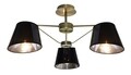 Lustra Cortez, Candellux, 66 x 29 cm, 3 x E14, 40W, negru