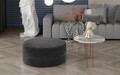 Taburet ELTAP, Bero, 70x41 cm, lemn/poliester, gri inchis